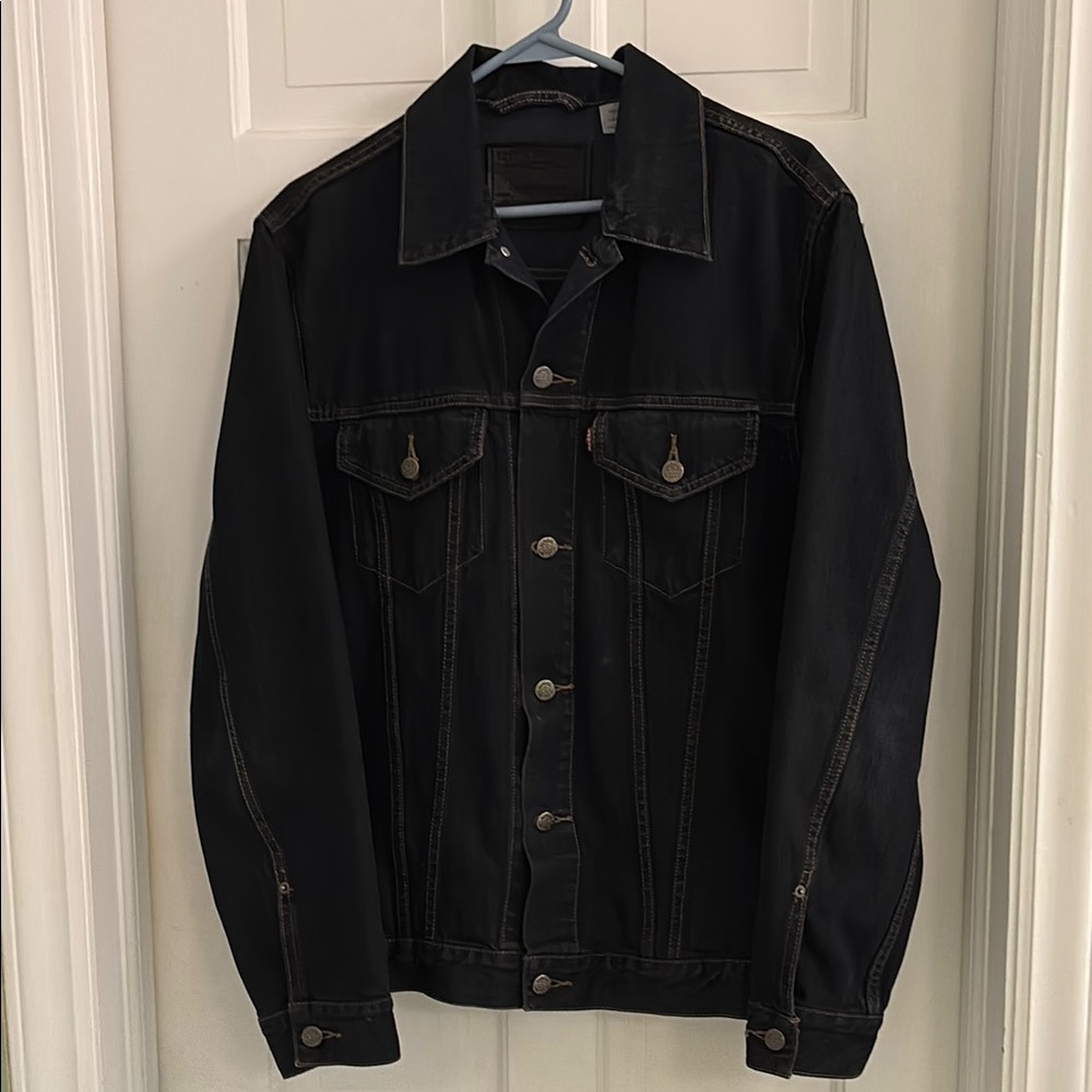Levi's Two Horses Brand Darkest Navy Denim Jacket